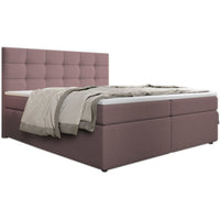 Čalúnená posteľ boxspring PALMA + topper, 140x200, inari 52 -  - 0