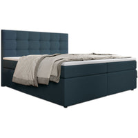 Čalúnená posteľ boxspring PALMA + topper, 140x200, inari 87 -  - 0