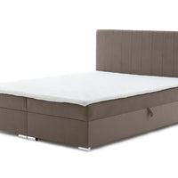 Čalúnená posteľ boxspring ASHER + topper, 160x200, trinity 06 -  - 0