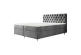 Čalúnená posteľ boxspring CHESTER 2, 140x200, Monolith 92 -  - 0