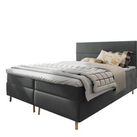 Čalúnená posteľ boxspring SANTA, 140x200,  kronos 15 -  - 0