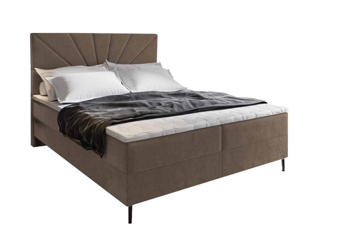 Čalúnená posteľ boxspring MURI, 140x200,  cosmic 800 -  - 0