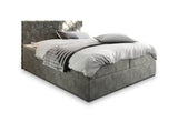 Čalúnená posteľ boxspring RIVA, 140x200,  magic velvet 2217 -  - 0