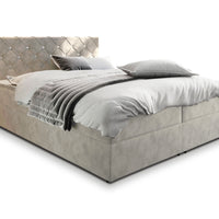 Čalúnená posteľ boxspring RIVA, 140x200,  magic velvet 2250 -  - 0