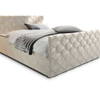 Čalúnená posteľ boxspring MANDI, 140x200,  magic velvet 2250 -  - 0