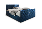 Čalúnená posteľ boxspring MANDI, 140x200,  magic velvet 2216 -  - 0