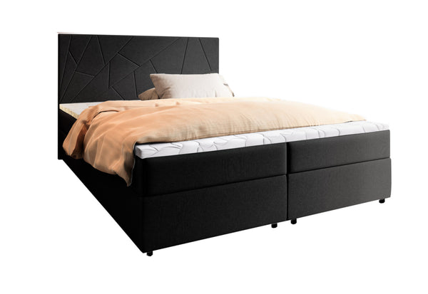 Čalúnená posteľ boxspring MADO, 140x200, inari 100 -  - 0