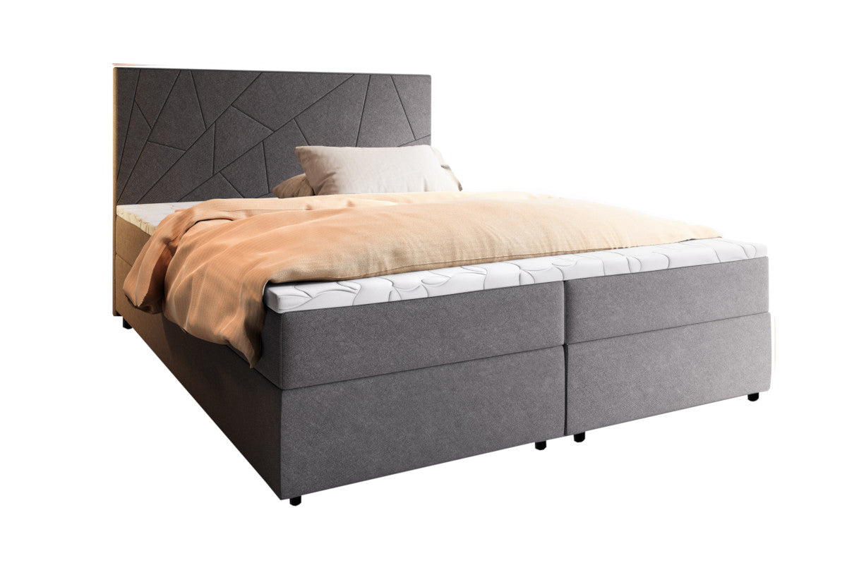 Čalúnená posteľ boxspring MADO, 140x200, inari 96 -  - 0