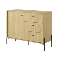 Komoda SCANDI 3, 103,3x81,4x39,5, dub scandi -  - 0