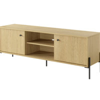 TV stolík SCANDI 2, 153,1x53,4x39,5, dub scandi -  - 0