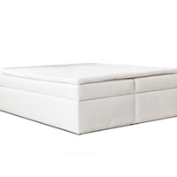 Čalouněná postel boxspring TYP 60, 120x200, biela -  - 0