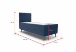 Čalúnená posteľ boxspring NARA comfort 2